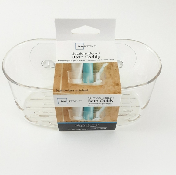 Mainstays Bath Mainstays Clear Suction Bath Caddy Poshmark